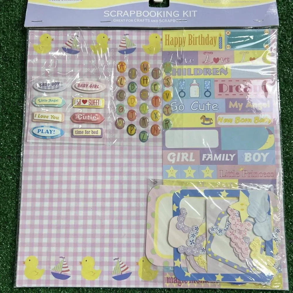 Miss Elizabeth's Scrapbooking Kit Acid Free Unisex Baby Duck First‎ Year New